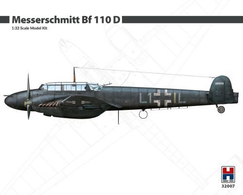 Hobby 2000 32007 Messerschmitt Bf 110 D