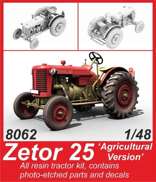 CMK 129-8062 Zetor 25 Agricultural Version  1/48