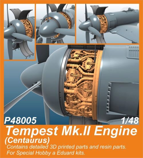 CMK P48005 Tempest Mk.II Engine (Centaurus) for SH and Eduard kits