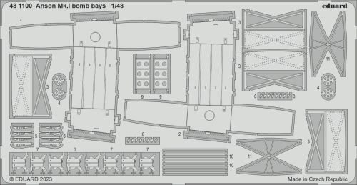 Eduard Accessories 481100 Anson Mk.I bomb bays 1/48 for AIRFIX
