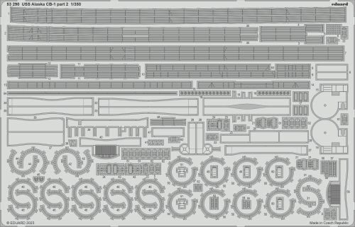 Eduard Accessories 53290 USS Alaska CB-1 part 2 1/350 for HOBBY BOSS