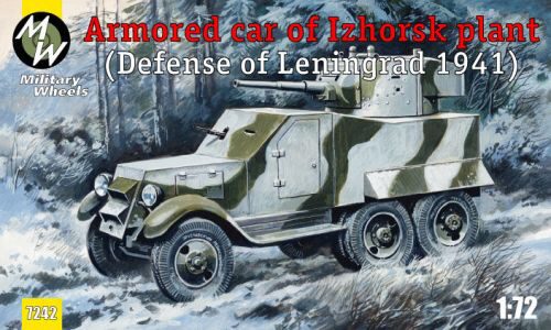 Military Wheels MW7242 Armored car of Izhorsk plant, Leningrad
