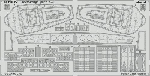 Eduard Accessories 481108 PV-1 undercarriage 1/48 ACADEMY