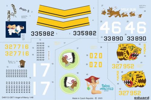 Eduard Accessories D48112 Angel of Mercy 1/48 HKM