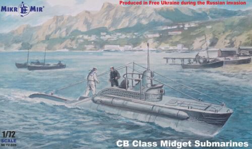 Micro Mir  AMP MM72-026 Italian CB Class Midget Submarines