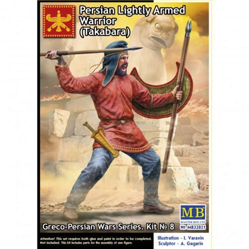 Master Box Ltd. MB32021 Persian Lightly Armed Warrior (Takabara) Greco-Persian Wars Series. Kit ? 8