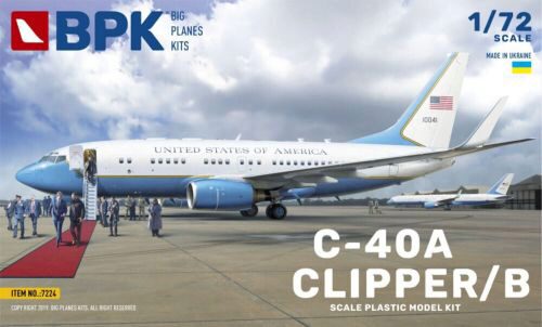 Big Planes Kits BPK7224 Boeing C-40A CLIPPER/B