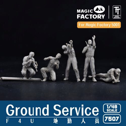 Magic Factory 7507 1/48 Ground Service Crew Set