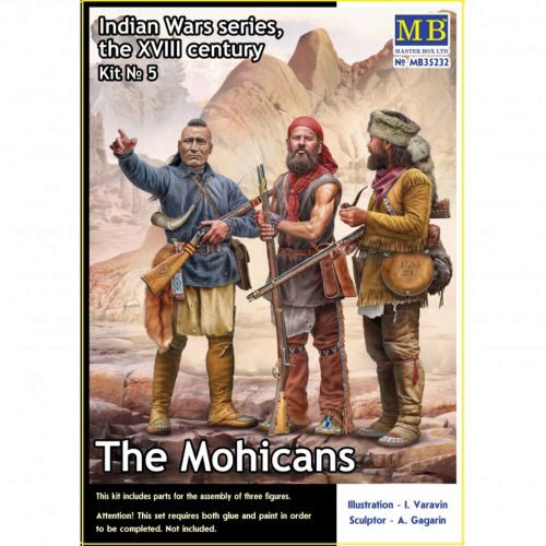 Master Box Ltd. MB35232 The Mohicans. Indian Wars series, the XVIII century. Kit No 5