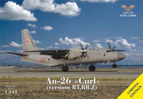 Modelsvit SVM14006 Antonov An-26 Curl (version RT / RR / Z)