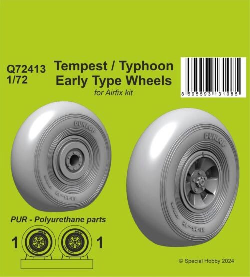 CMK 129-Q72413 Tempest/Typhoon Early type Wheels 1/72