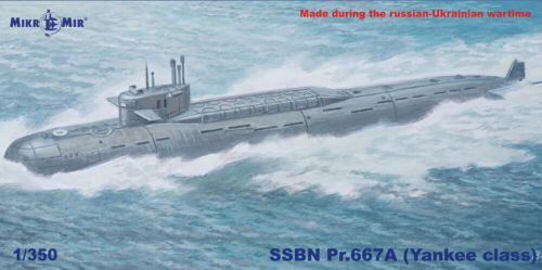 Micro Mir  AMP MM350-045 Soviet submarine SSBN Pr.667a (Yankee class)