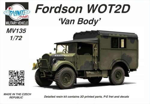 Planet Models MV135 Fordson WOT2D ‘Van Body’ 1/72