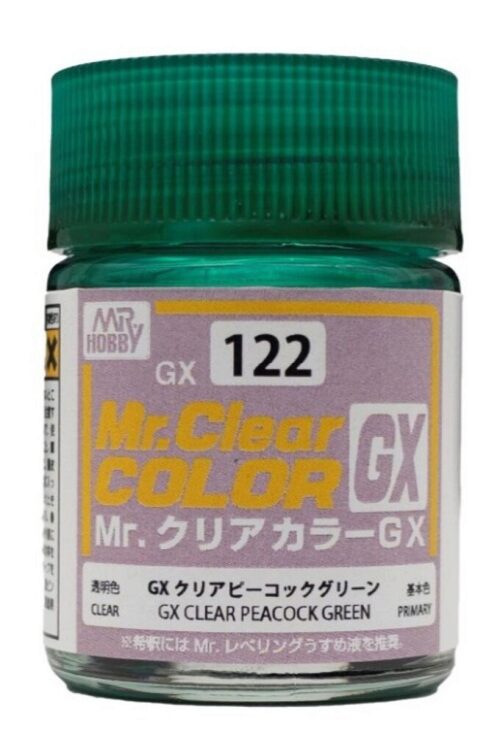 Mr Hobby - Gunze GX-122 Mr Hobby -Gunze Mr. Color GX Clear Peacock Green (18 ml)