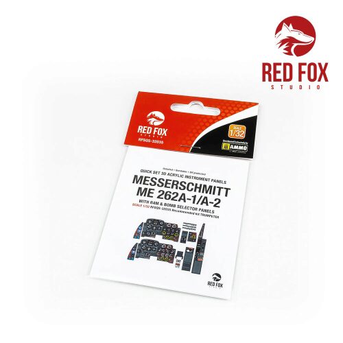 Red Fox Studio RFSQS-32035 1/32 Messerschmitt Me 262A-1/A-2 with R4M & Bomb selector (for Trumpeter kit)