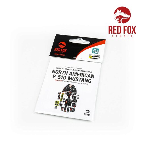 Red Fox Studio RFSQS-48030 1/48 P-51D Mustang (for Tamiya kit)