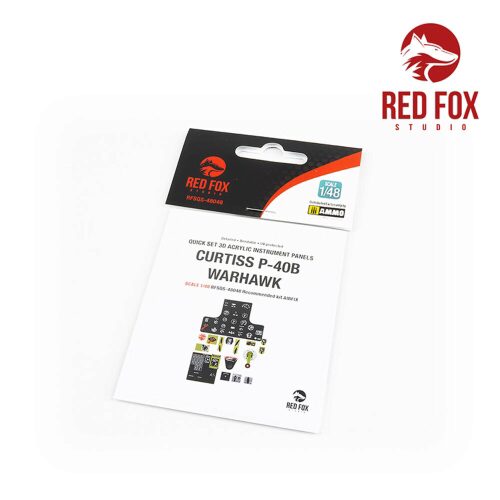 Red Fox Studio RFSQS-48048 1/48 Curtiss P-40B Warhawk (for Airfix kit)
