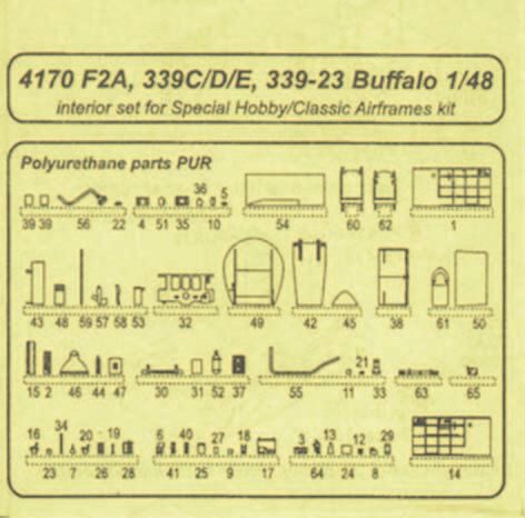 CMK 4170 Buffalo F2A-1/2/3 interior