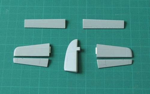 CMK 4212 Hawker Seahawk - control surfaces set for Trumpeter kit