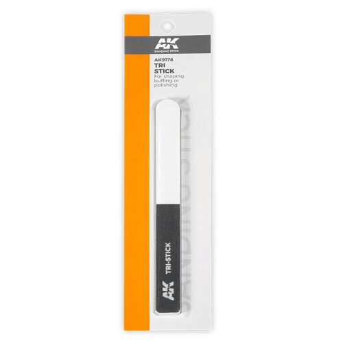 AK Interactive AK9178 Sanding Tri-STICK / Stick de lija de tres niveles
