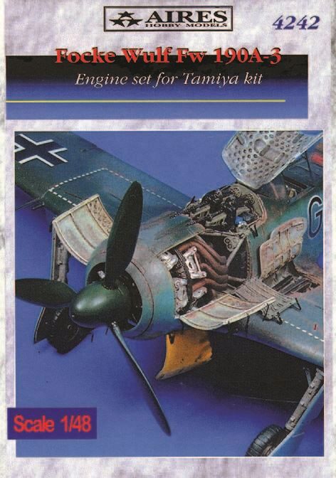 Aires 4242 Fw 190A3 Engine set für Tamiya-Bausatz