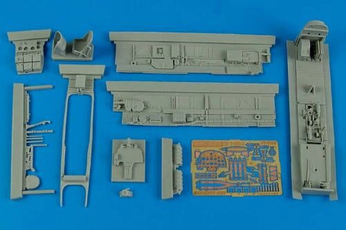 Aires 4586 Bf 110D-3 cockpit set for Cyber-Hobby