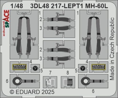Eduard Accessories 3DL48217 MH-60L SPACE  ICM
