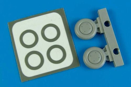Aires 7277 P-40B wheels & paint mask for Airfix