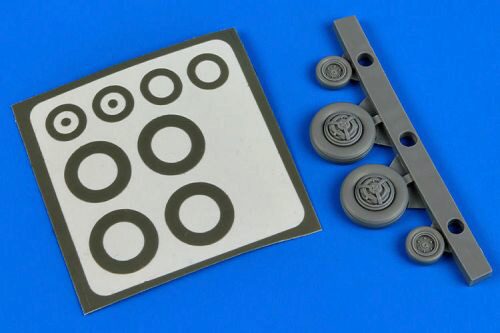 Aires 7304 F-100 Super Sabre wheels & paint masks