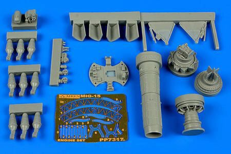 Aires 7317 MiG-15bis engine set for Eduard