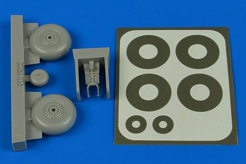 Aires 7364 Wellington wheels & Paint masks (early) for Airfix