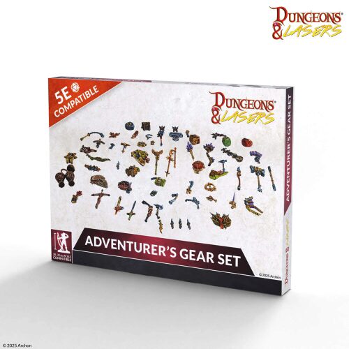 Archon Studio DNL0107 DUNGEONS & LASERS Adventurers Gear Set