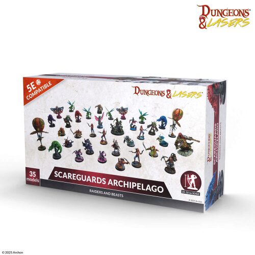 Archon Studio DNL0109 DUNGEONS & LASERS Scareguards Archipelago Raiders and Beasts