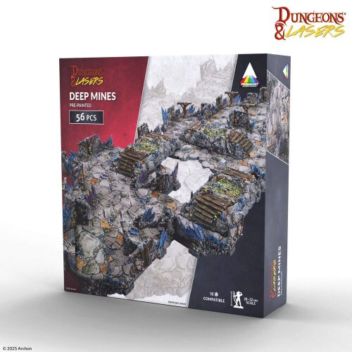 Archon Studio DNL0113 DUNGEONS & LASERS Deep Mines Pre-painted
