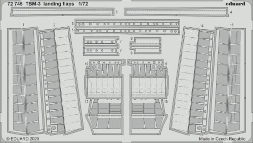 Eduard Accessories 72745 TBM-3 landing flaps  HOBBY BOSS