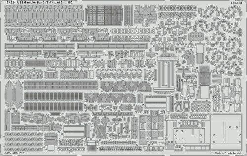 Eduard Accessories 53324 USS Gambier Bay CVE-73 part 2  HASEGAWA