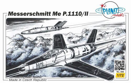 Planet Models 129-PLT006 Messerschmitt Me-1110/II WW II Projekte