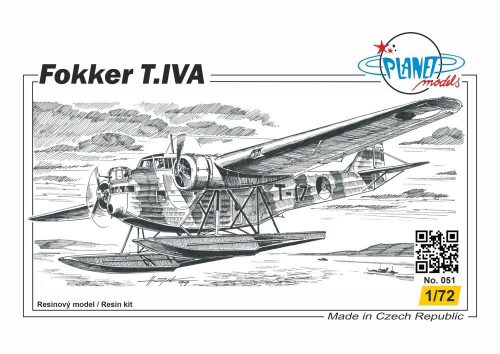 Planet Models 129-PLT051 Fokker T Iva Wasserflugzeug