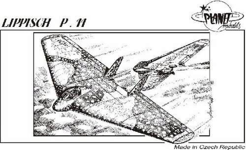 Planet Models 129-PLT067 Lippisch P.11