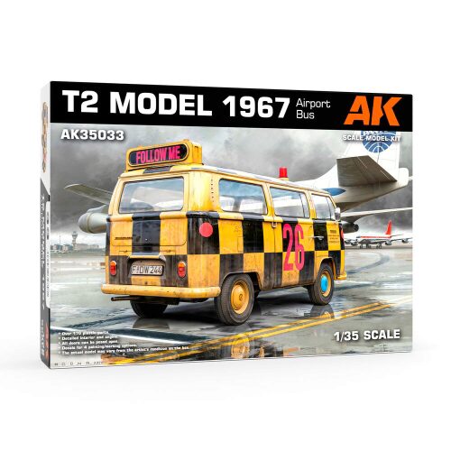 AK Interactive AK35033 VOLKSWAGEN T2 Model 1967 Airport Bus