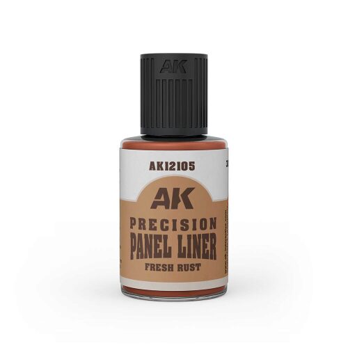 AK Interactive AK12105 PRECISION PANELINER- FRESH RUST 30ml