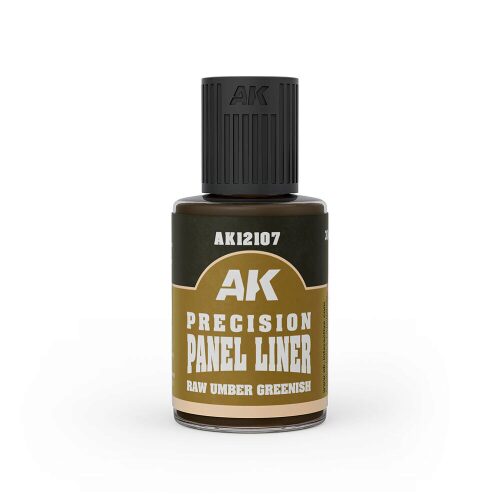 AK Interactive AK12107 PRECISION PANELINER - RAW UMBER GREENISH 30ml