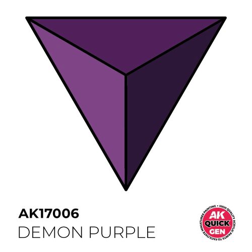 AK Interactive AK17006 DEMON PURPLE 18 ml - QUICK GEN