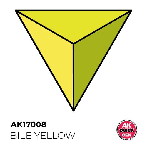 AK Interactive AK17008 BILE YELLOW 18 ml - QUICK GEN