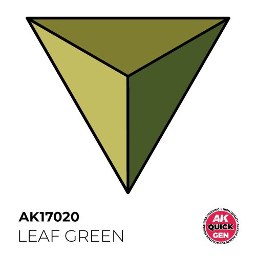 AK Interactive AK17020 LEAF GREEN 18 ml - QUICK GEN