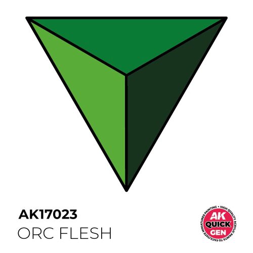 AK Interactive AK17023 ORC FLESH 18 ml - QUICK GEN