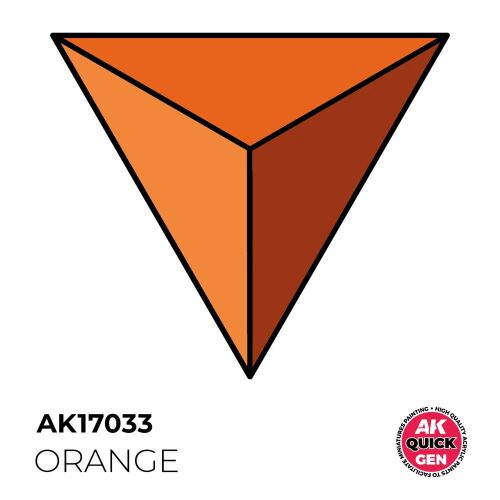 AK Interactive AK17033 ORANGE 18 ml - QUICK GEN