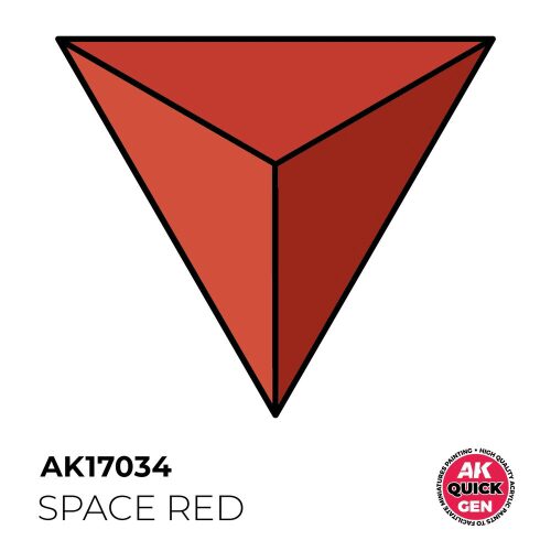 AK Interactive AK17034 SPACE RED 18 ml - QUICK GEN