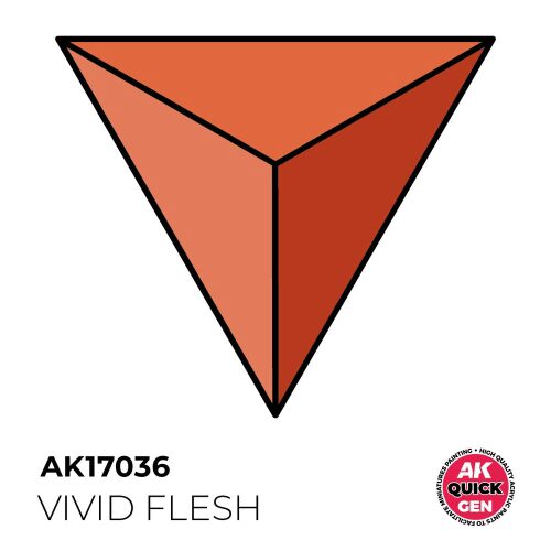 AK Interactive AK17036 VIVID FLESH 18 ml - QUICK GEN