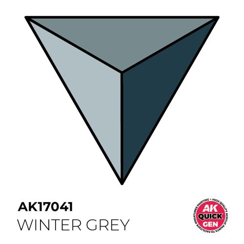 AK Interactive AK17041 WINTER GREY 18 ml - QUICK GEN